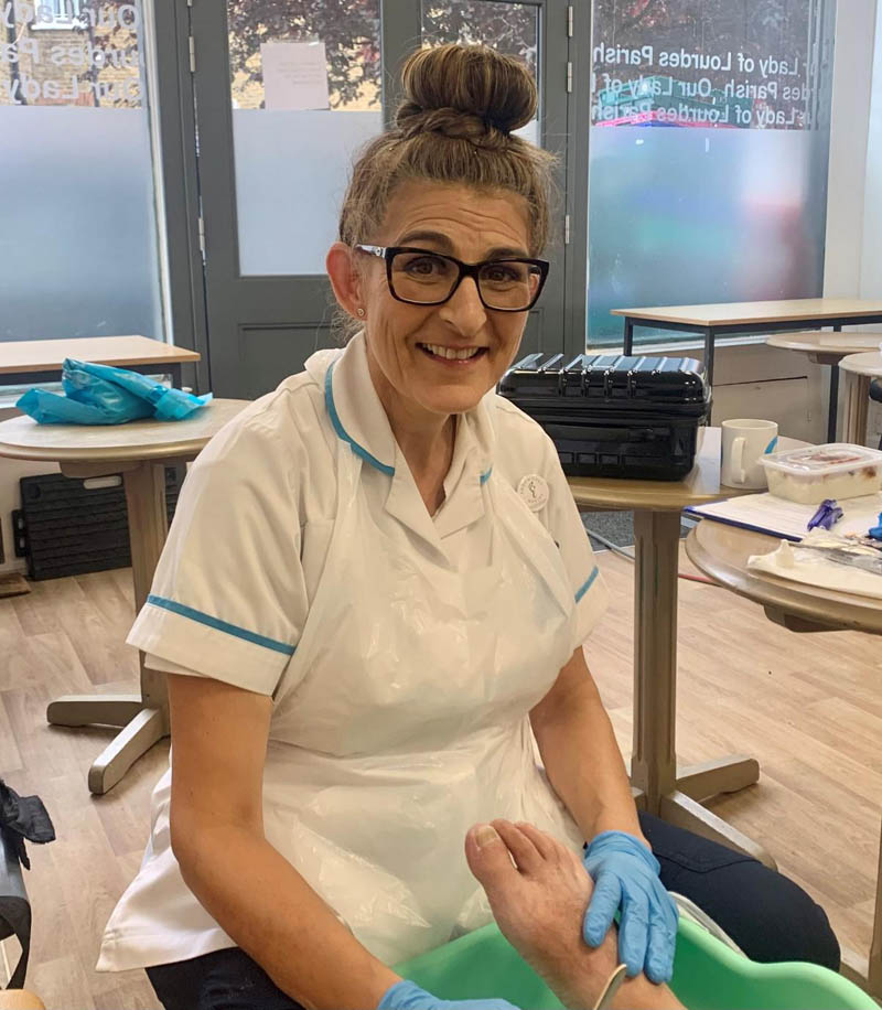 sarah from footworks at acton homeless concern